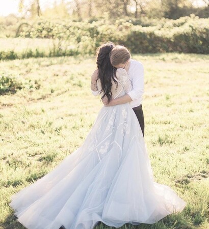 dress, acacia brinely and couple
