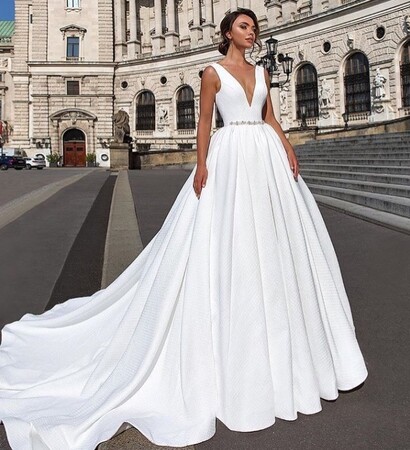 weddingdress, bride and white