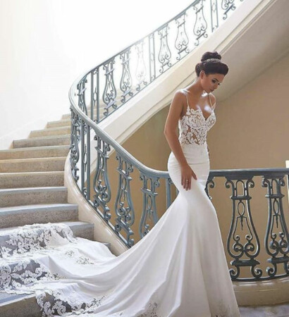 dress, flowers and bride
