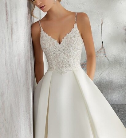 dress, bride and look