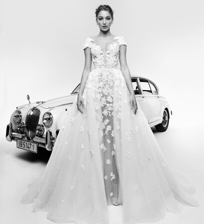 white dress, 2019 and Zuhair Murad