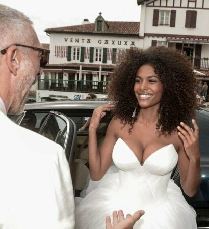 tina kunakey and Vincent Cassel