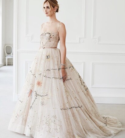 ferragnez, dior and dress