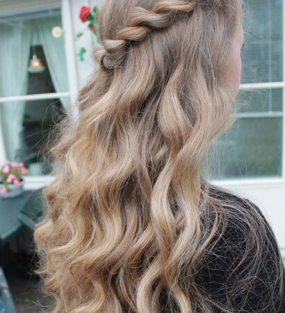 hairstyle, hair and blonde