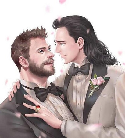 thor odinson, loki laufeyson and thorki