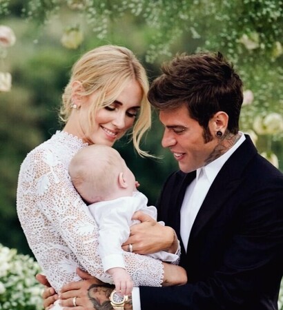 fedez, chiara ferragni and leone lucia ferragni