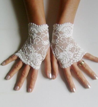 homespunsociety, arm warmers and bridal gloves