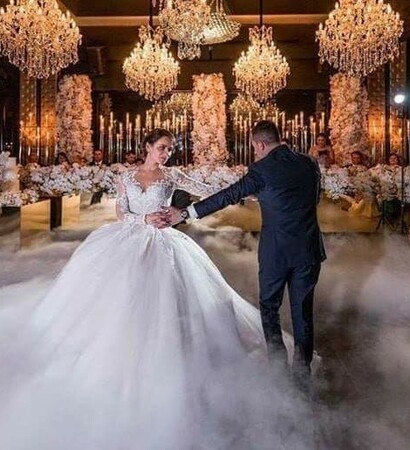 wedding goals, decorations and white dress