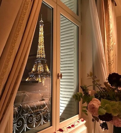 paris, white dress and love