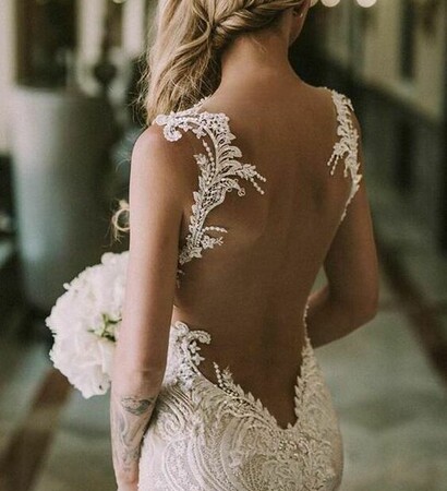 wedding dress, love and bride