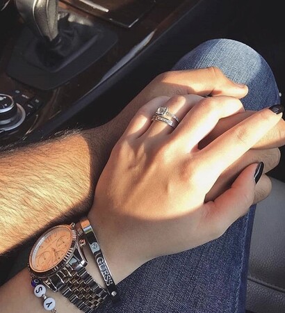 couple goals, engagement and woman