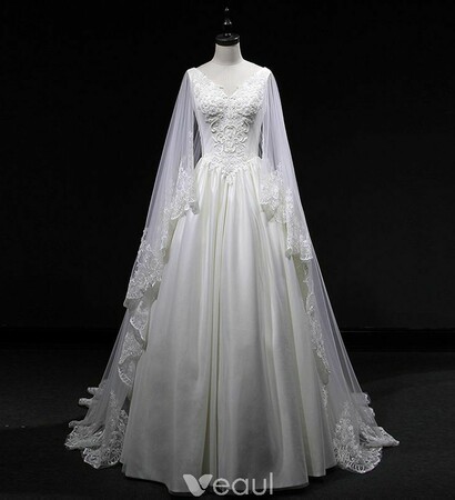 satin wedding gown, vintage wedding dress and 2019