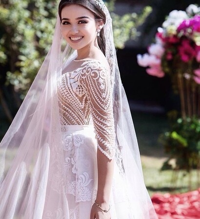 bride, marriage and wedding dress