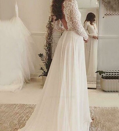 wedding dresses, backless wedding dresses and v-neck wedding dresses