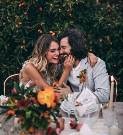 dinner, happy and smile