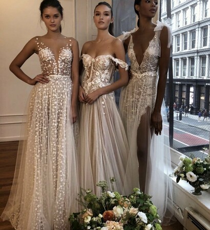 wedding dress, bride and berta