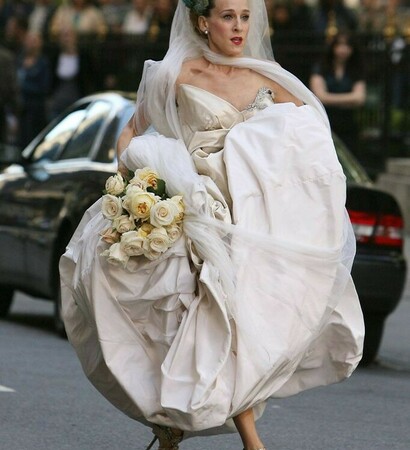bride, sex and the city movie and Carrie Bradshaw