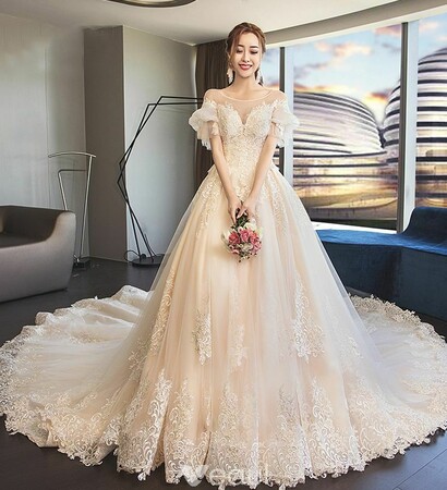 girl, bridal gown and classy wedding dress
