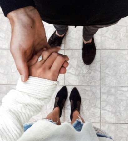 romantic, love and engagement ring