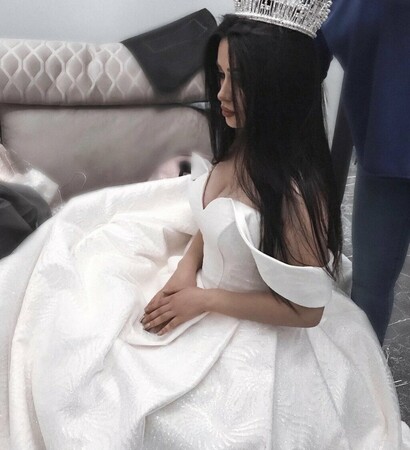 princess, weddingdress and glamour