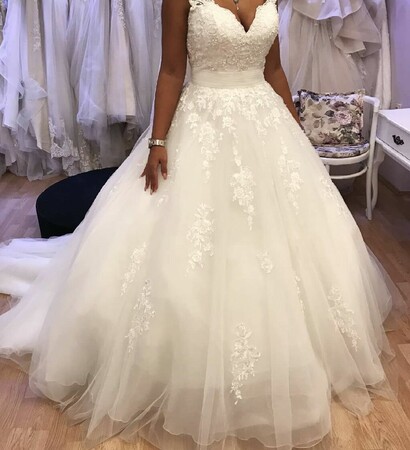wedding dress, bride and princess
