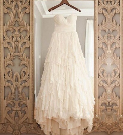 wedding dress and en