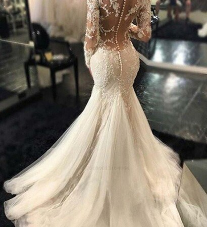 wedding dresses lace and en