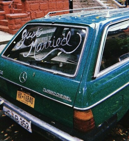 vintage, autumn and car