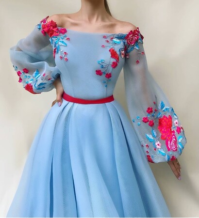 blue, rose and sun