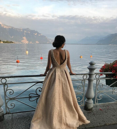 bride, fashion and pink