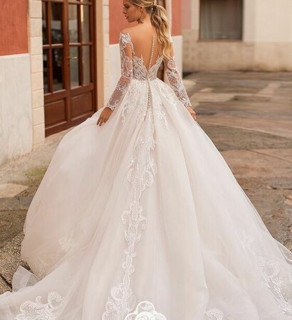 wedding gown, fashion and gown