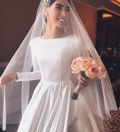 white, dress and bride