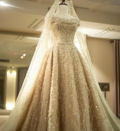 Couture, bride and luxury