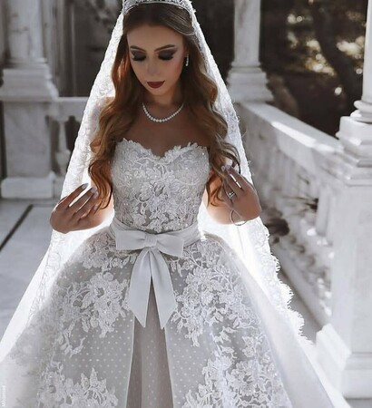 white, dress and haute couture