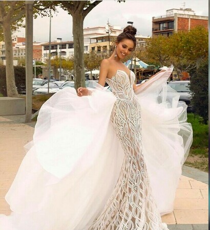 white dress, wedding dress and dress