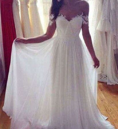 ivory wedding dresses, chiffon wedding dresses and custom wedding dresses