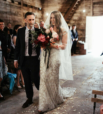 bride, groom and love