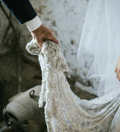 couple, love and bride