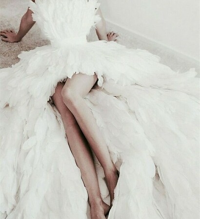 long, white and dress