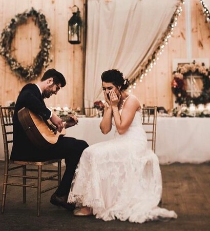 goals, gown and bride