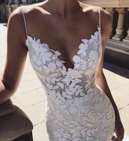 curves, wedding dress and beautiful