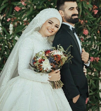 hijab, dress and happiness