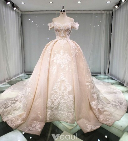 champagne wedding dress, wedding dress 2019 and bridal gown