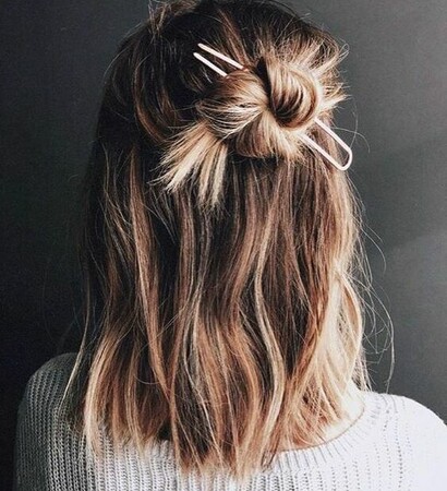 bun, wedding hair and hair