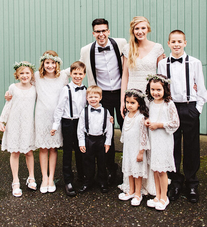 kids, love and bride
