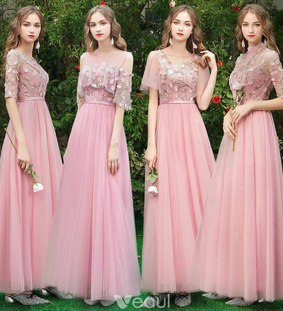 wedding party dress, girl and tulle