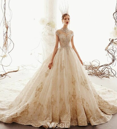 wedding dresses 2019, bridal gown and glitter