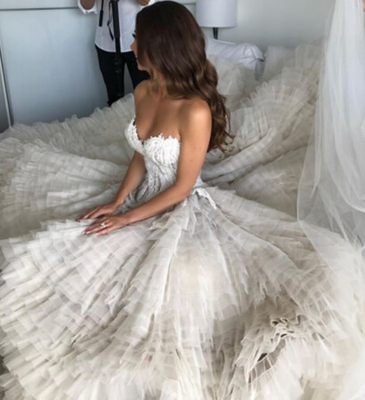 dream dress, long dress and evening gown