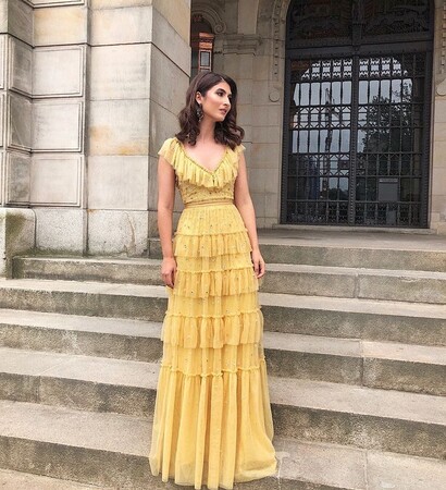 yellow, Prom and fancy