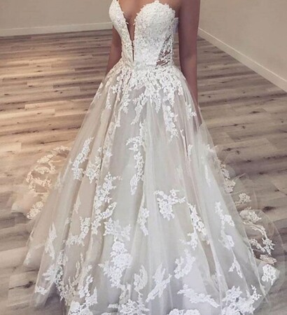 prom dress, wedding dress and tumblr